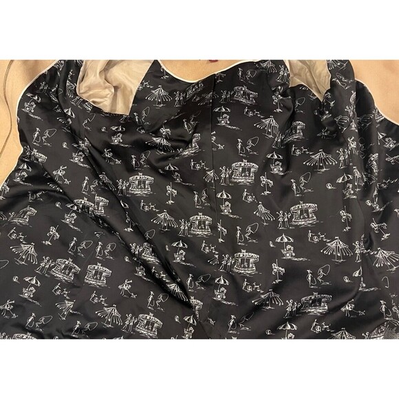 Ted Baker Beige Wool Blend Hooded Duffle Coat Size 2 US 4-6 - Picture 5 of 8